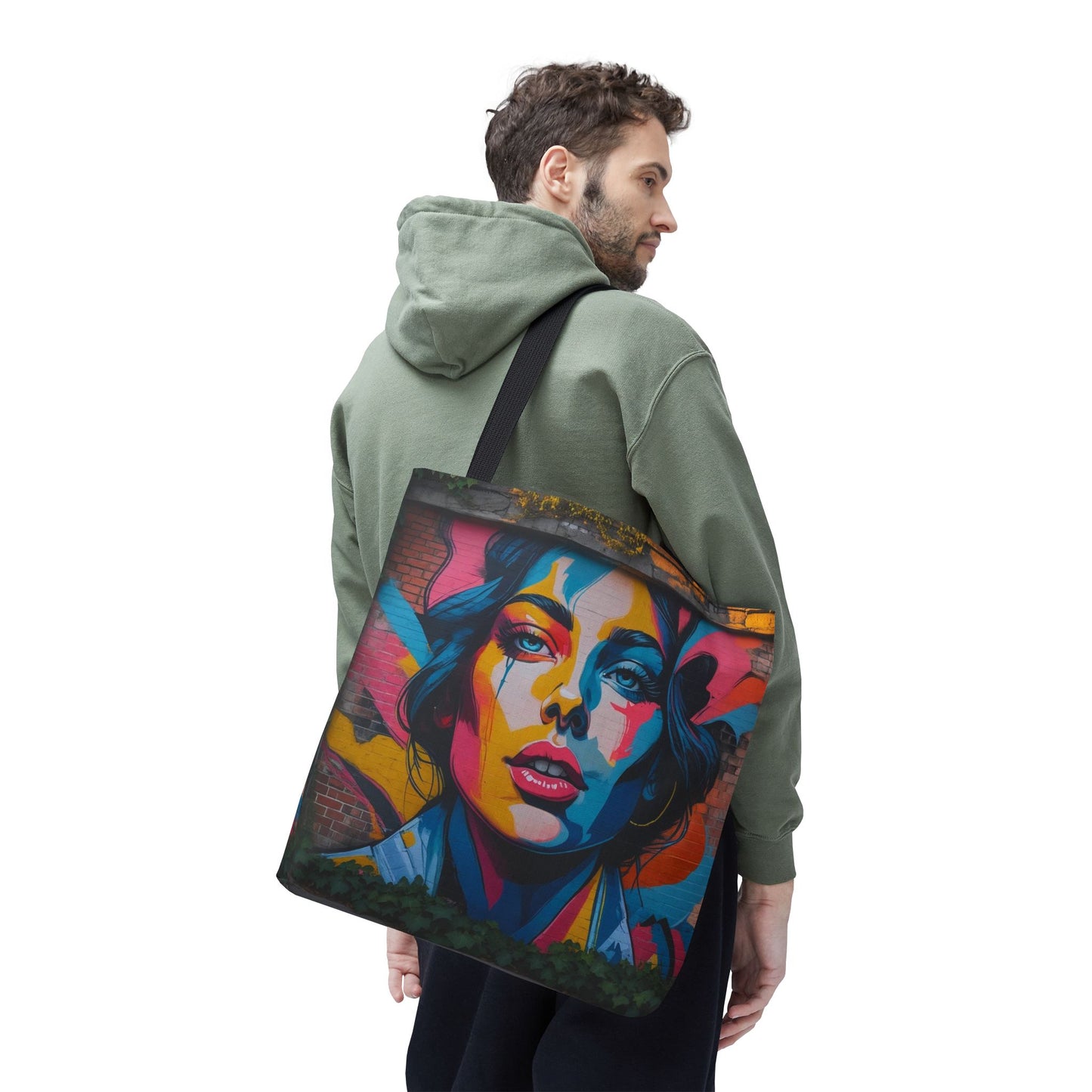 Artistic Surge - Eco-Friendly Canvas Tote Bag - WOMAN'S FACE