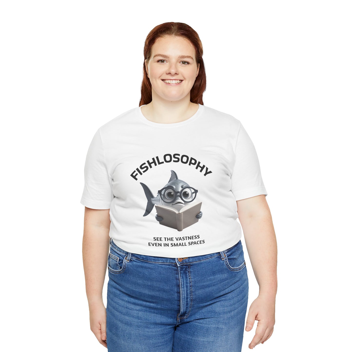 Fishlosophy Unisex Jersey Short Sleeve Tee –  See the vastness even in small spaces