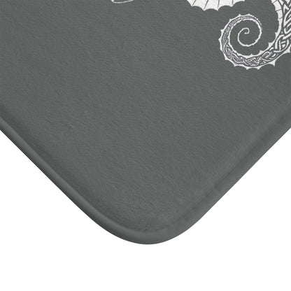 Tribal Bath Mat. Ocean Energy, Tribal Style