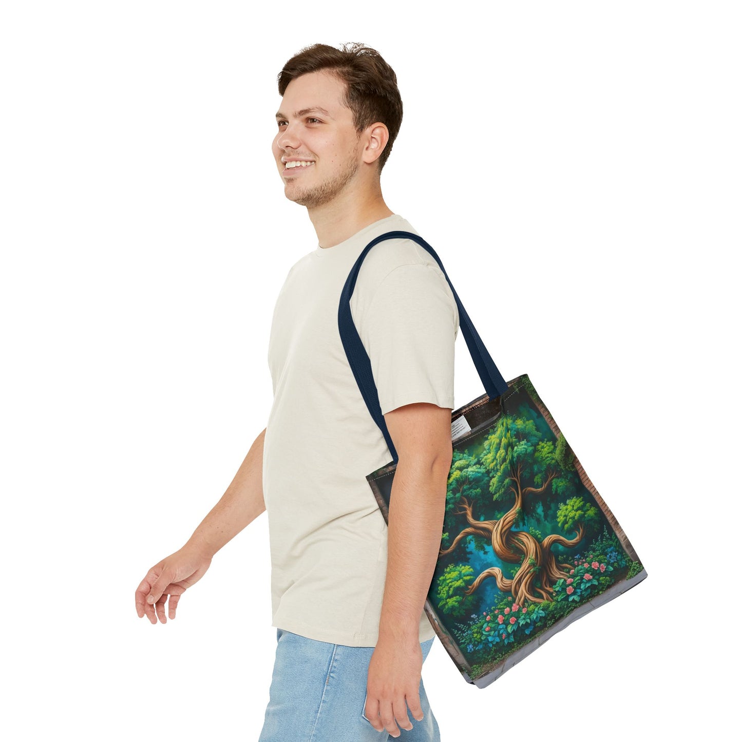 Artistic Surge - Eco-Friendly Canvas Tote Bag - TREE