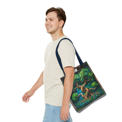 Artistic Surge - Eco-Friendly Canvas Tote Bag - TREE
