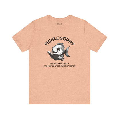 Fishlosophy Unisex Jersey Short Sleeve Tee –  The Ocean' depth is not for the faint of heart