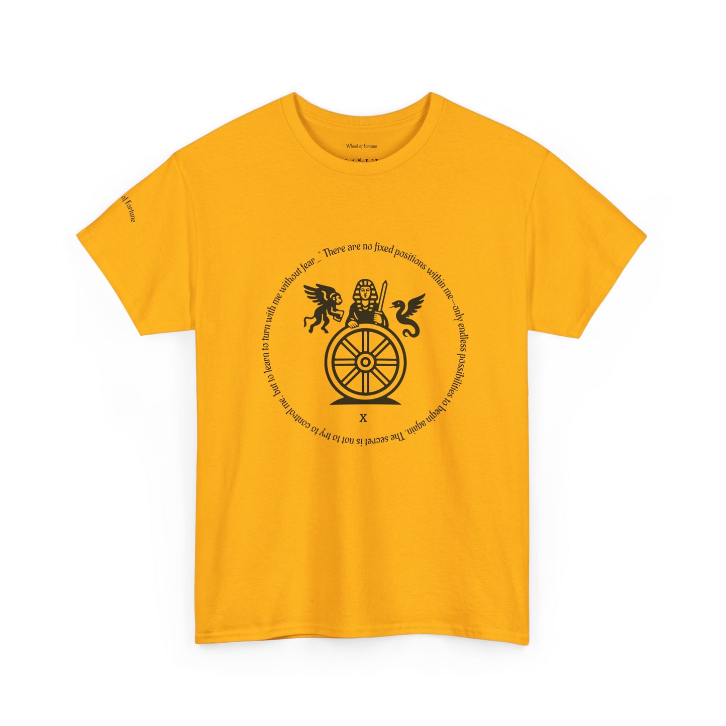 Wheel of Fortune - ArcanaPop T-Shirt – Where Tarot Magic Meets Pop Art
