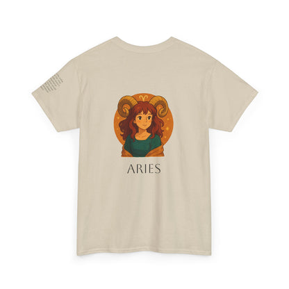 Aries - Dreamy Zodiac T-Shirts – The Magic of the Stars in Ghibli Style