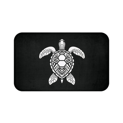 Tribal Bath Mat. Ocean Energy, Tribal Style
