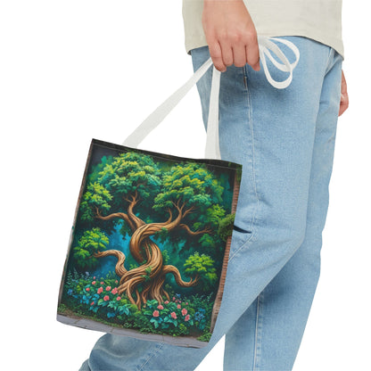 Artistic Surge - Eco-Friendly Canvas Tote Bag - TREE