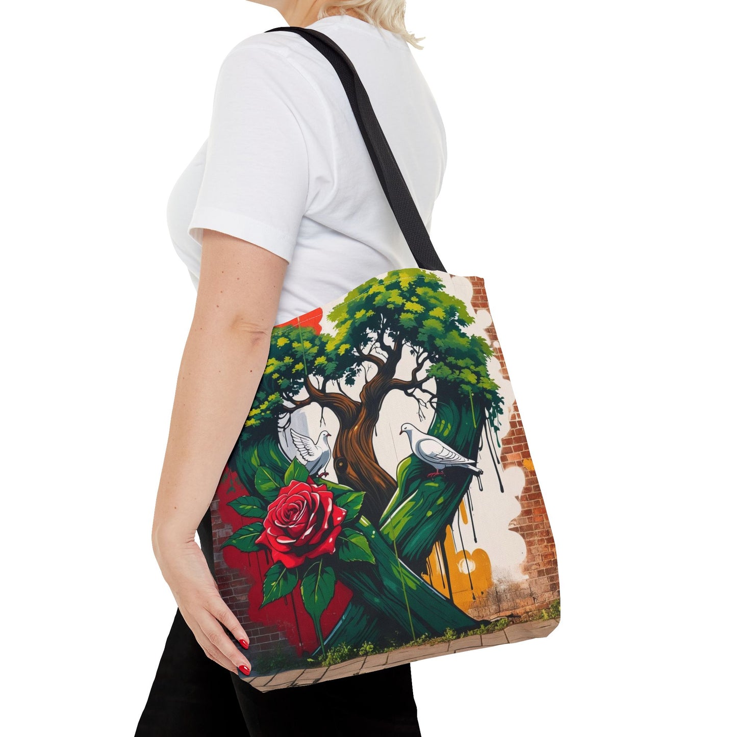 Artistic Surge - Eco-Friendly Canvas Tote Bag - ROSE