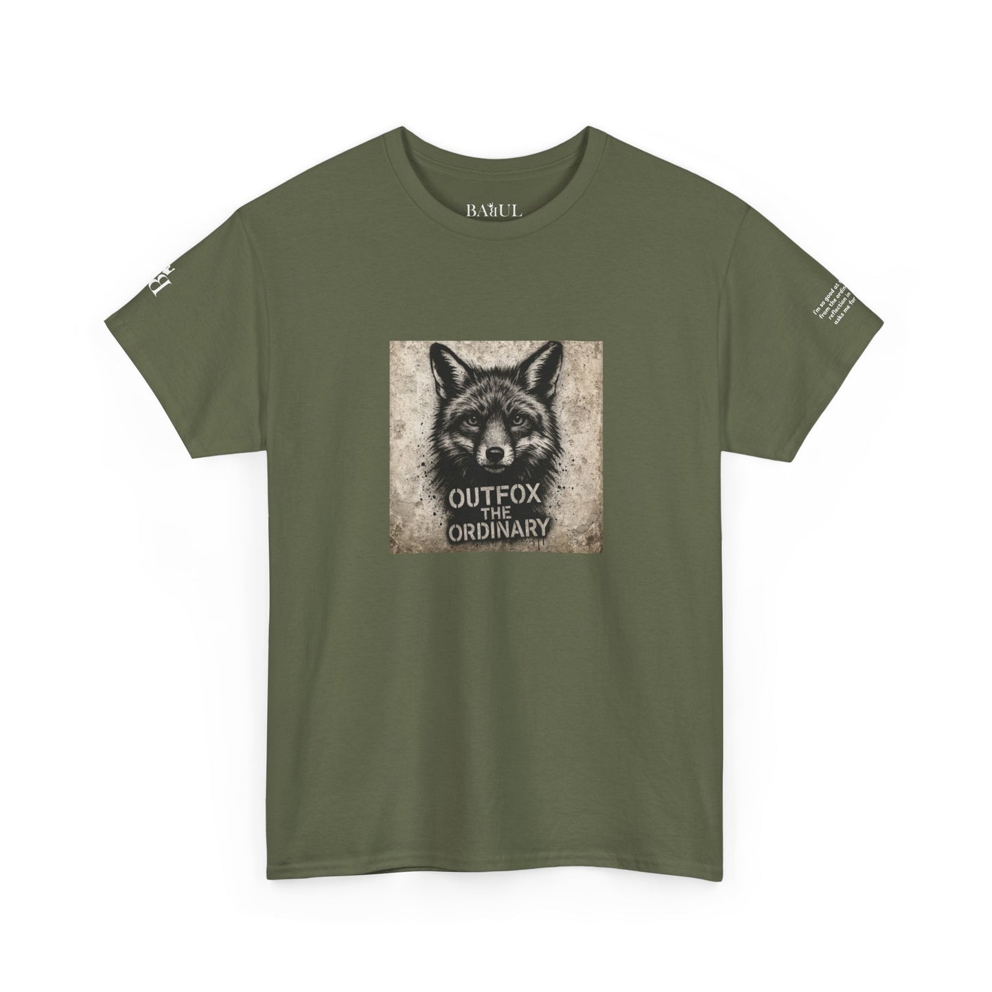 Rebel Graphic Tee - Unisex Heavy Cotton T-Shirt for the Wild at Heart. Rebel Tees, Born to Be Worn - Outfox The Ordinary