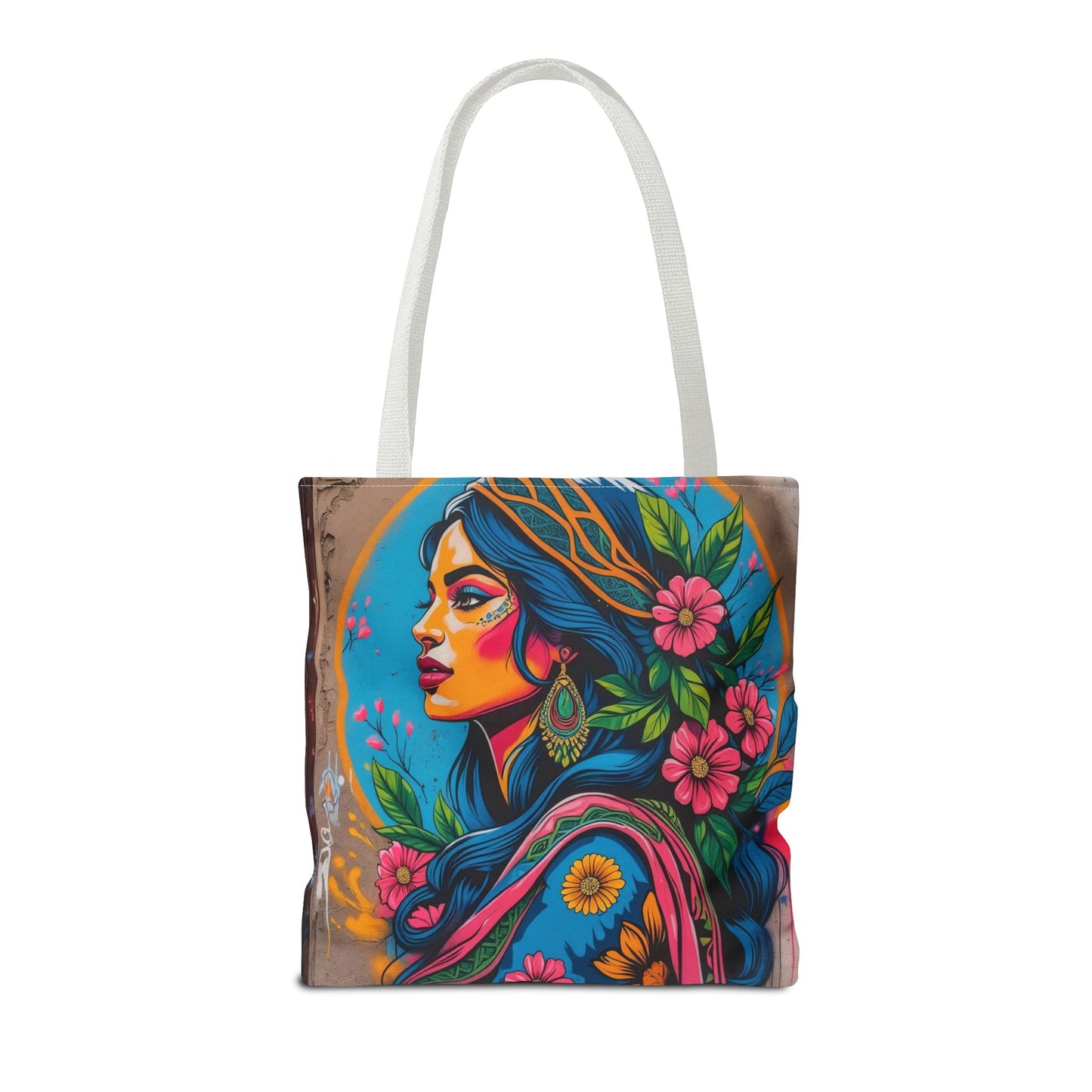Artistic Surge - Eco-Friendly Canvas Tote Bag - FLOWERING WOMAN