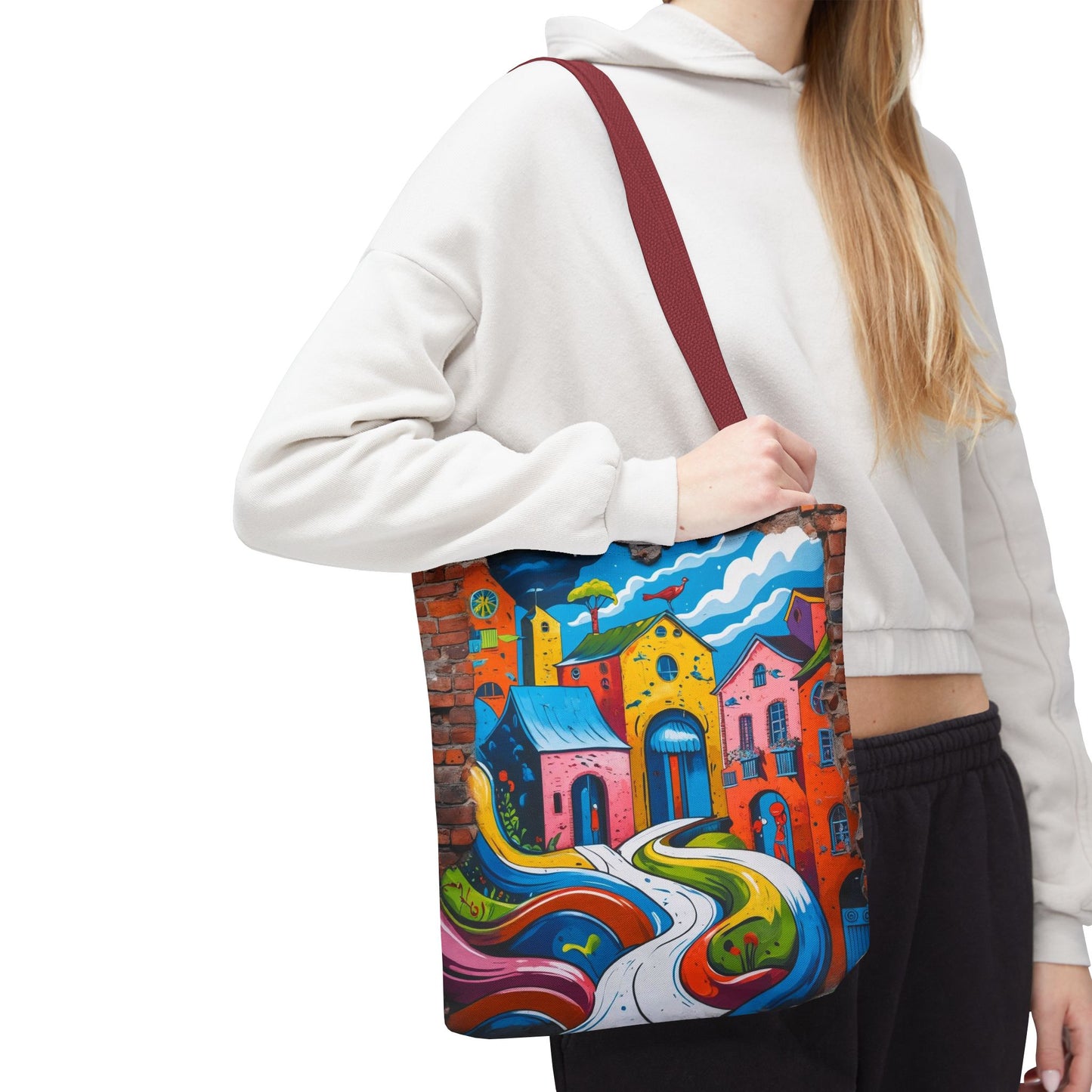 Artistic Surge - Eco-Friendly Canvas Tote Bag - HOUSES