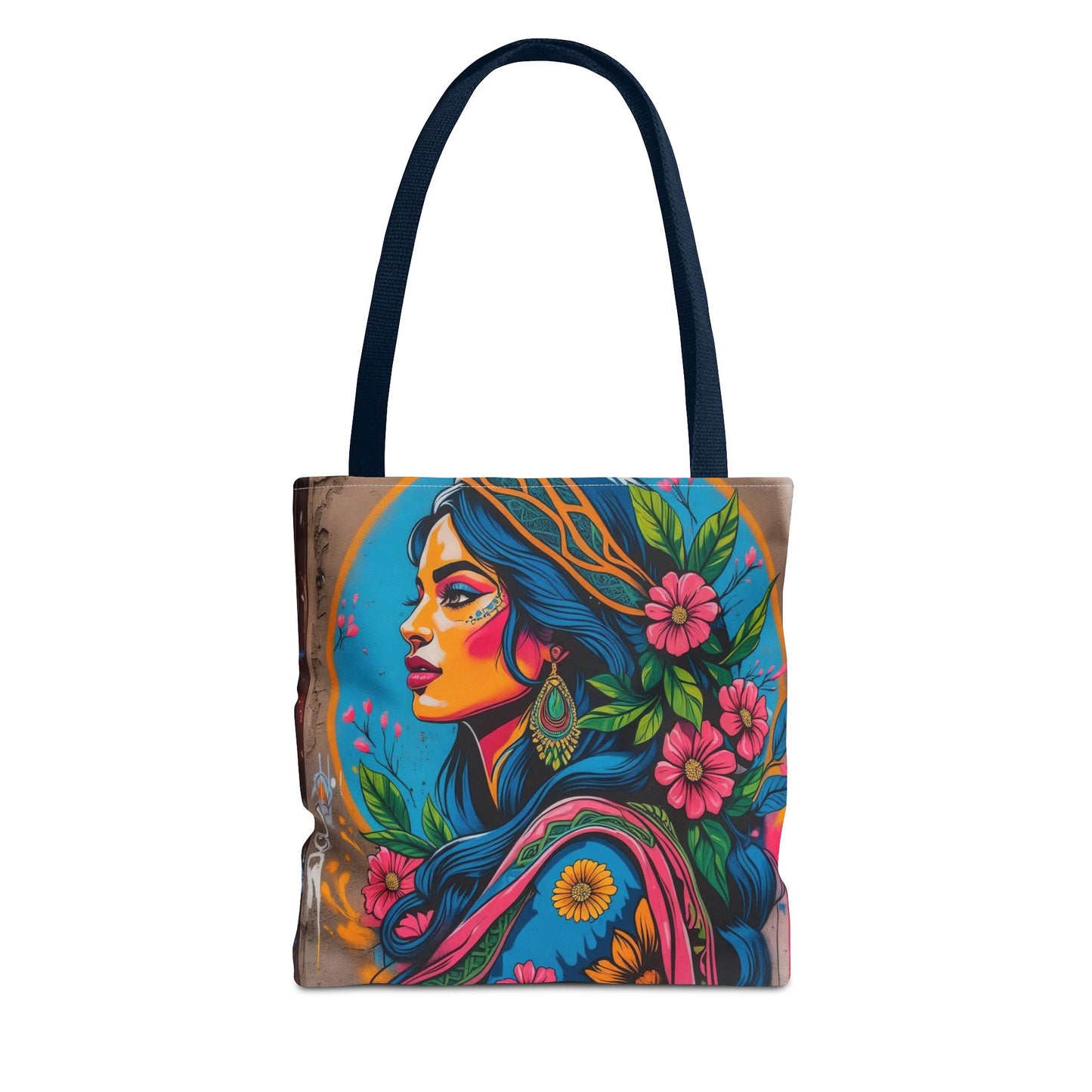 Artistic Surge - Eco-Friendly Canvas Tote Bag - FLOWERING WOMAN