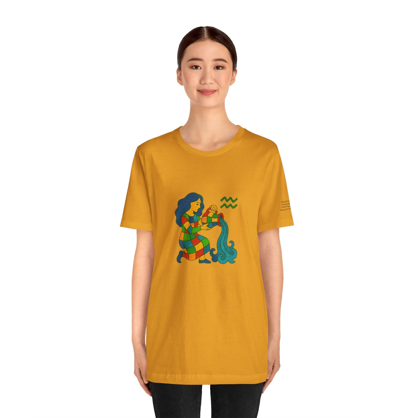 AQUARIUS - T-shirt, The Zodiac in Colors