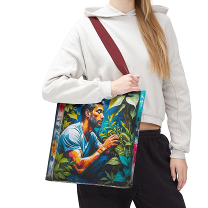 Artistic Surge - Eco-Friendly Canvas Tote Bag - LOVE FOR NATURE