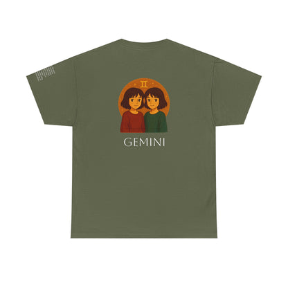 GEMINI - Dreamy Zodiac T-Shirts – The Magic of the Stars in Ghibli Style