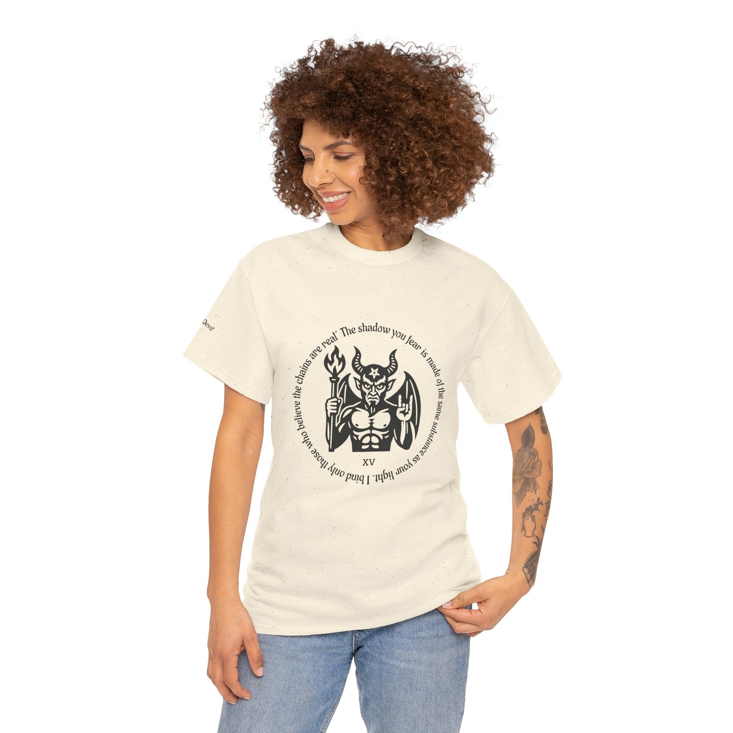 The Devil - ArcanaPop T-Shirt – Where Tarot Magic Meets Pop Art