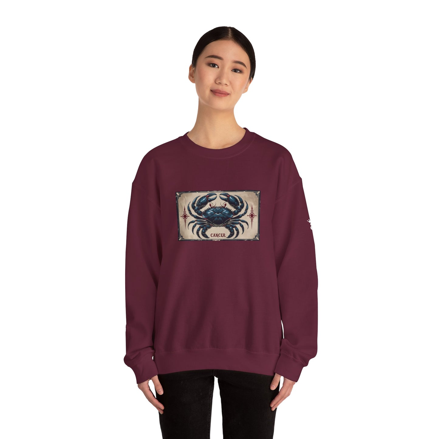 Cancer - Gothic Zodiac Blue Sweatshirt