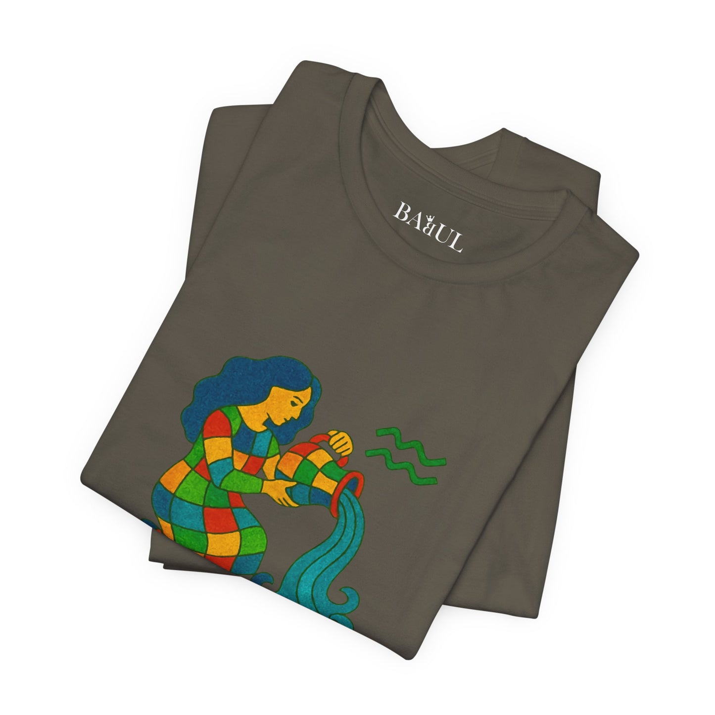 AQUARIUS - T-shirt, The Zodiac in Colors