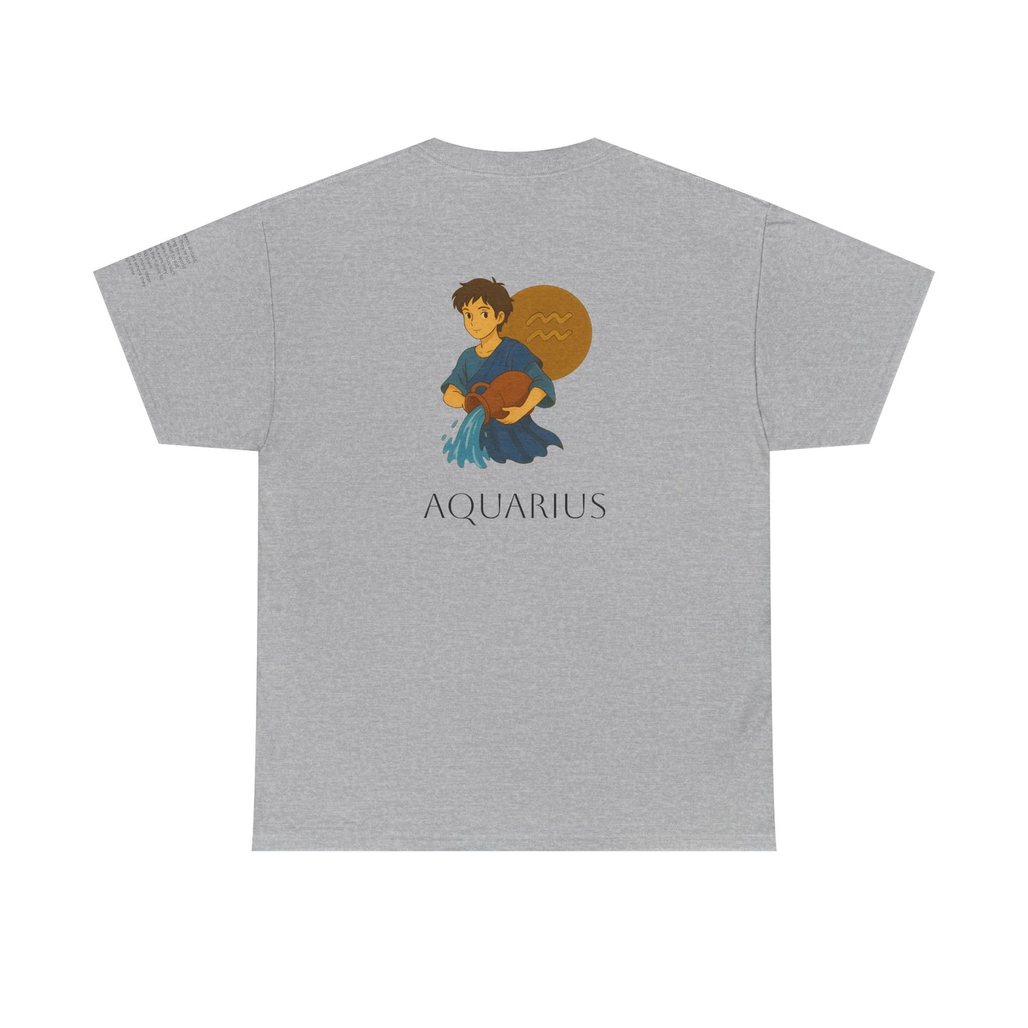 AQUARIUS - Dreamy Zodiac T-Shirts – The Magic of the Stars in Ghibli Style