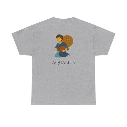 AQUARIUS - Dreamy Zodiac T-Shirts – The Magic of the Stars in Ghibli Style