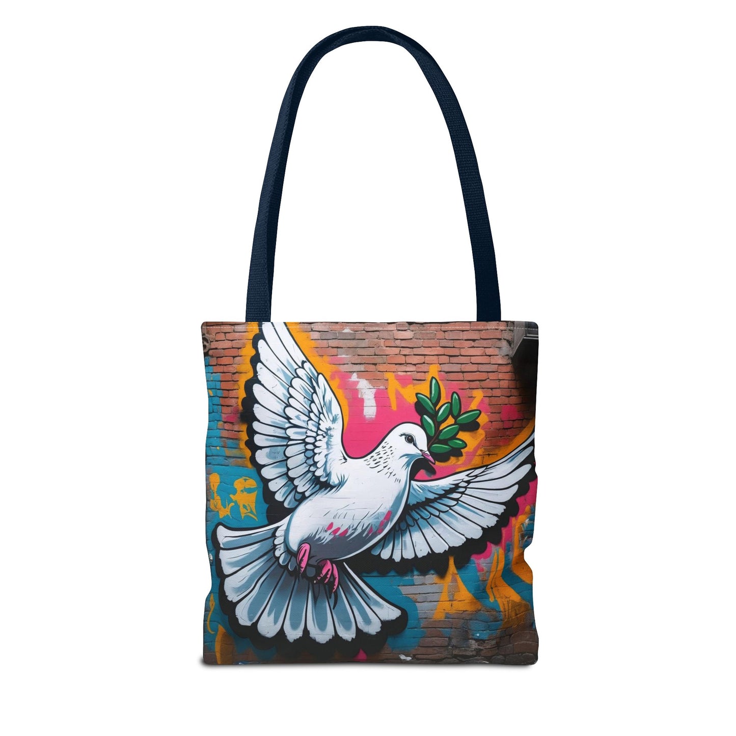 Artistic Surge - Eco-Friendly Canvas Tote Bag - PEACE