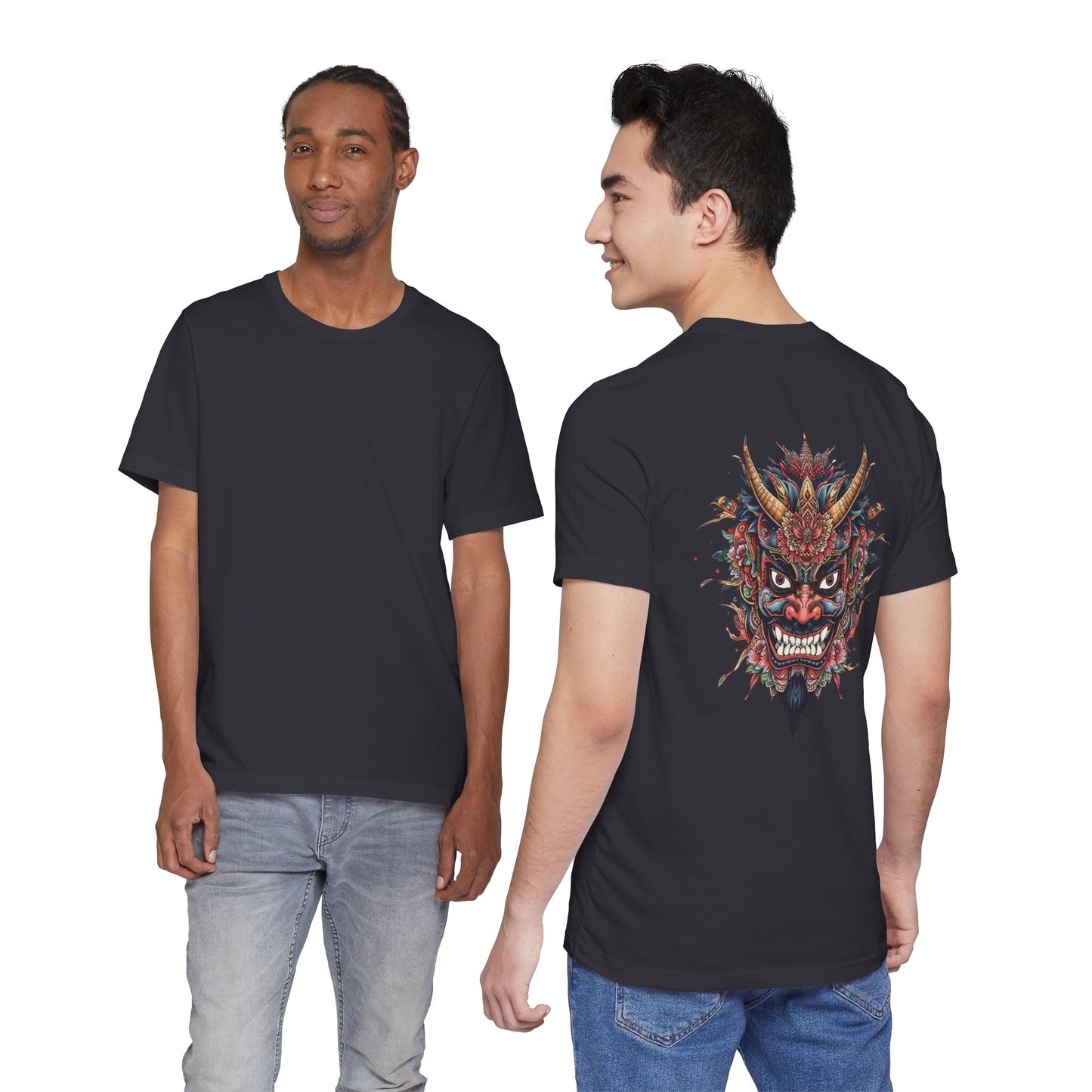 The Bold Oni Mask Streetwear T-Shirt