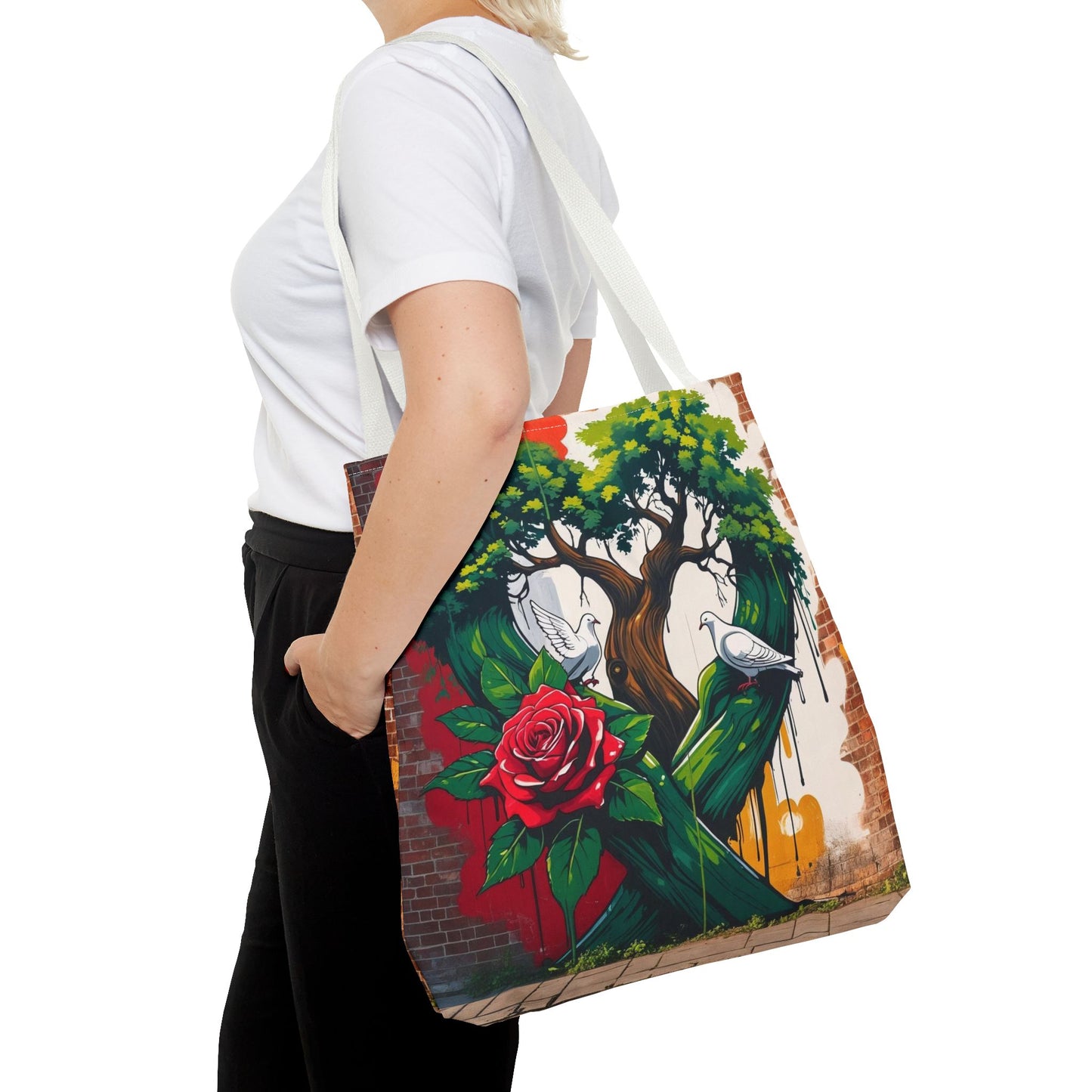 Artistic Surge - Eco-Friendly Canvas Tote Bag - ROSE