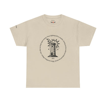 The Tower - ArcanaPop T-Shirt – Where Tarot Magic Meets Pop Art