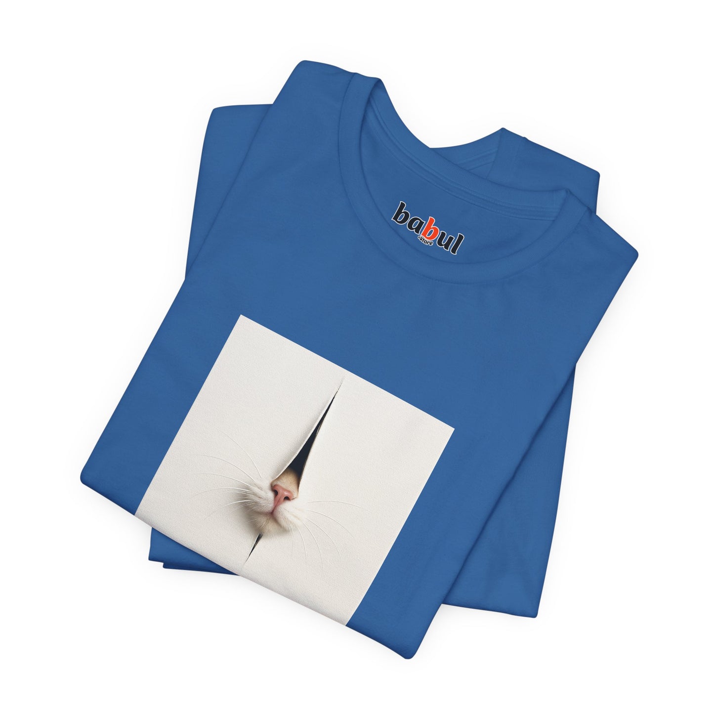 CATART Unisex Jersey Cat T-Shirt - FONTANA - Iconic Painting Reimagined with Cats