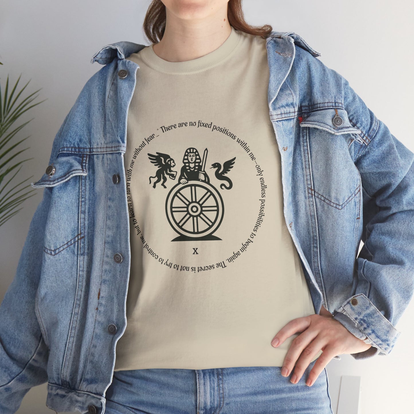 Wheel of Fortune - ArcanaPop T-Shirt – Where Tarot Magic Meets Pop Art