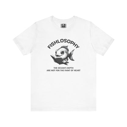 Fishlosophy Unisex Jersey Short Sleeve Tee –  The Ocean' depth is not for the faint of heart