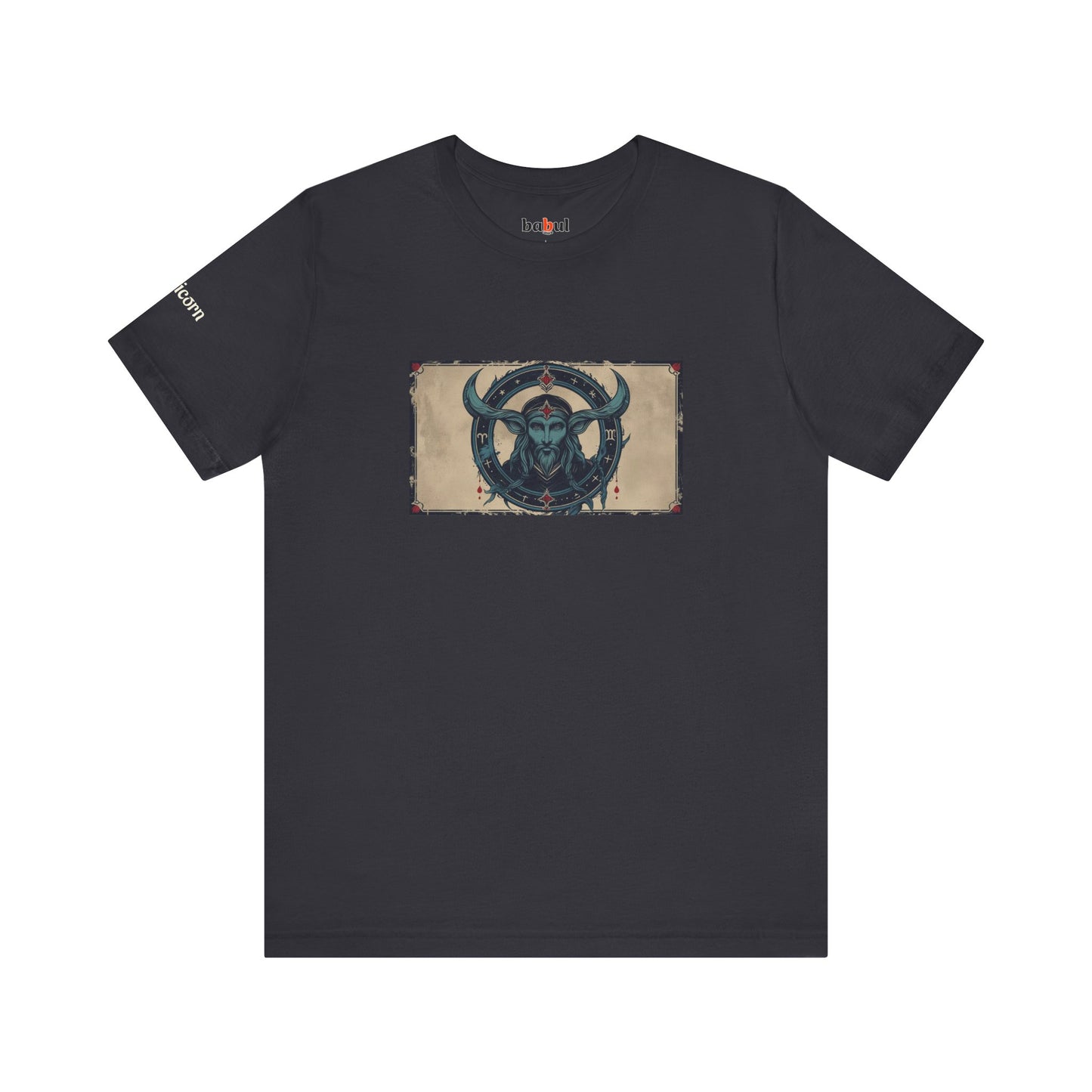 Capricorn - Gothic Zodiac T-Shirt. Zodiac in the Shadows