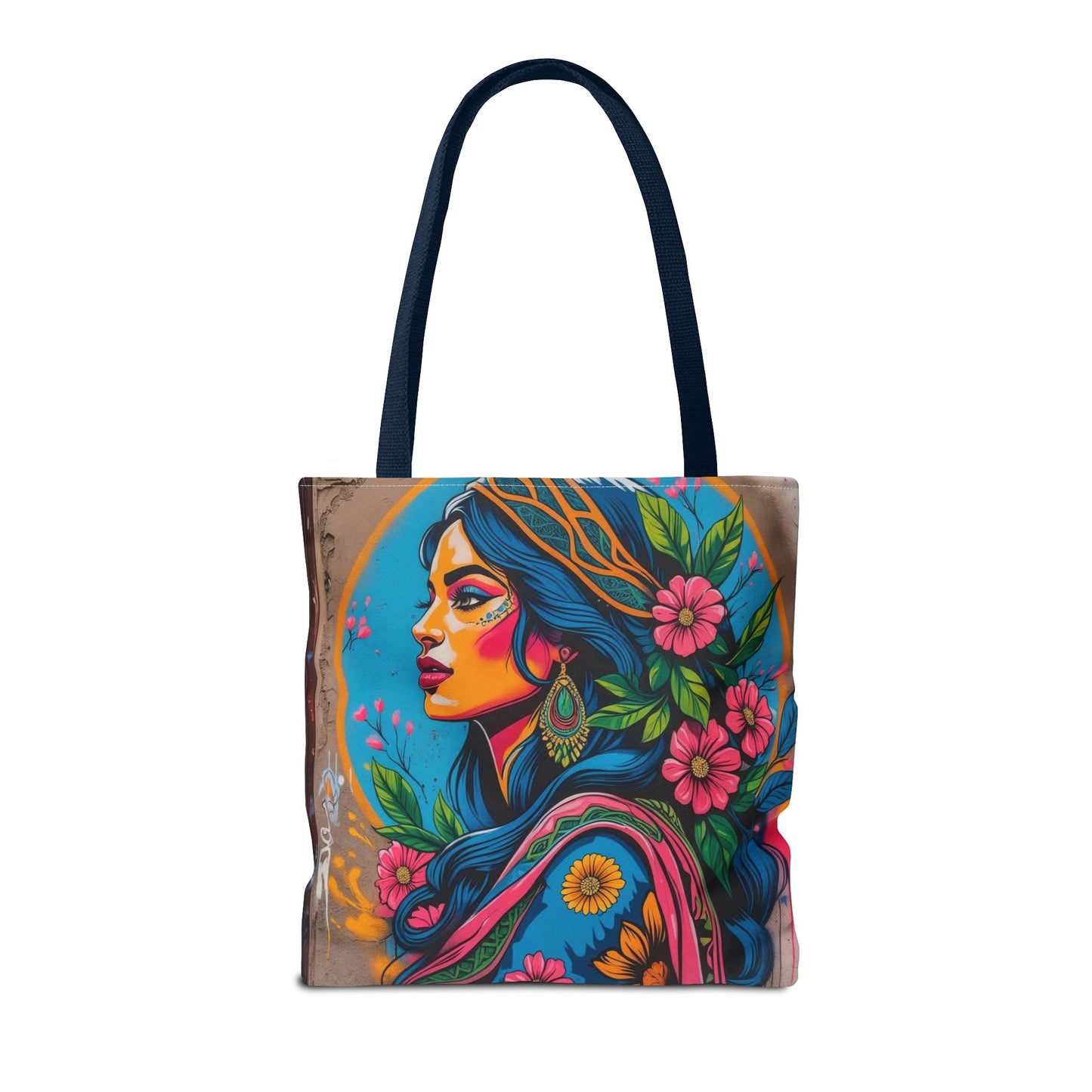 Artistic Surge - Eco-Friendly Canvas Tote Bag - FLOWERING WOMAN