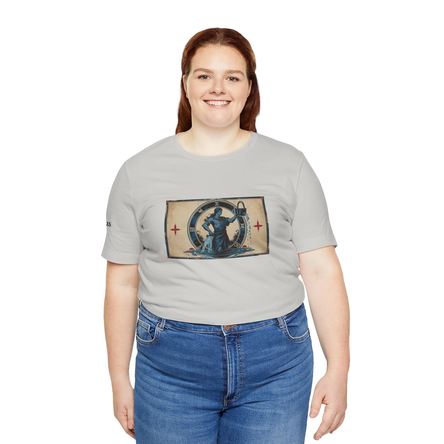Aquarius - Gothic Zodiac T-Shirt. Zodiac in the Shadows