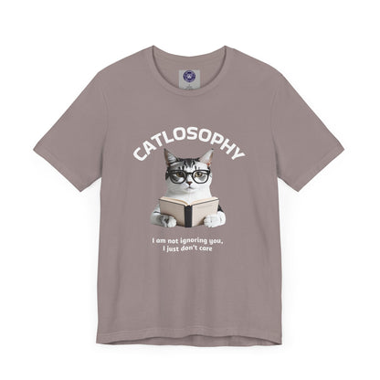 Catlosophy Unisex Jersey Short Sleeve Tee –  "I am not ignoring you" Design