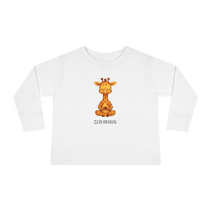 Zen Inside Long Sleeve Tee - GIRAFFE