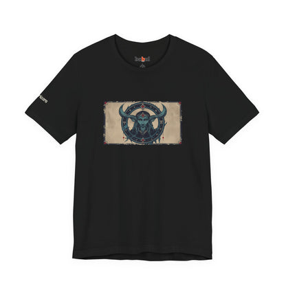 Capricorn - Gothic Zodiac T-Shirt. Zodiac in the Shadows