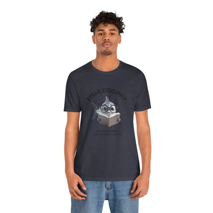 Fishlosophy Unisex Jersey Short Sleeve Tee –  See the vastness even in small spaces