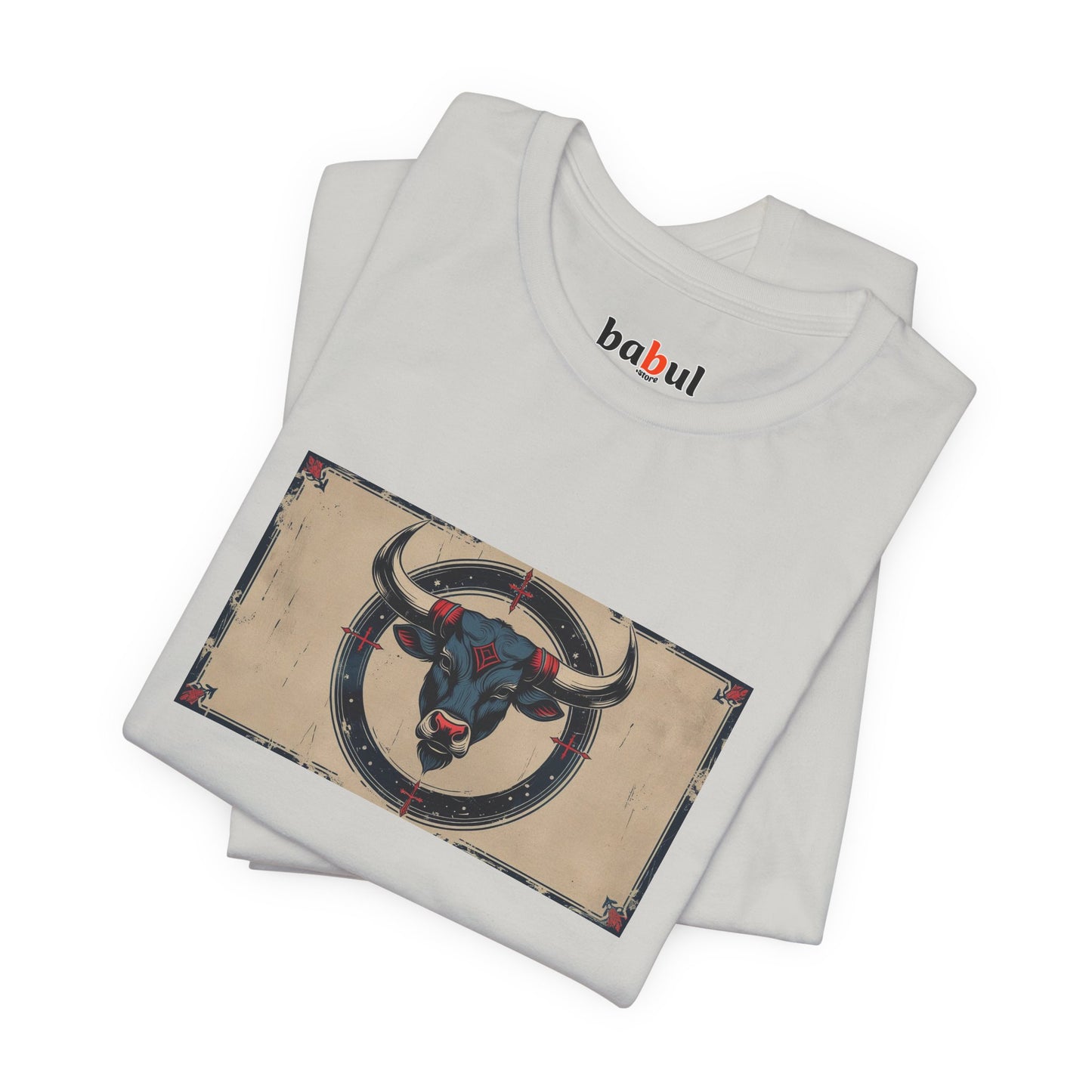 Taurus - Gothic Zodiac T-Shirt. Zodiac in the Shadows