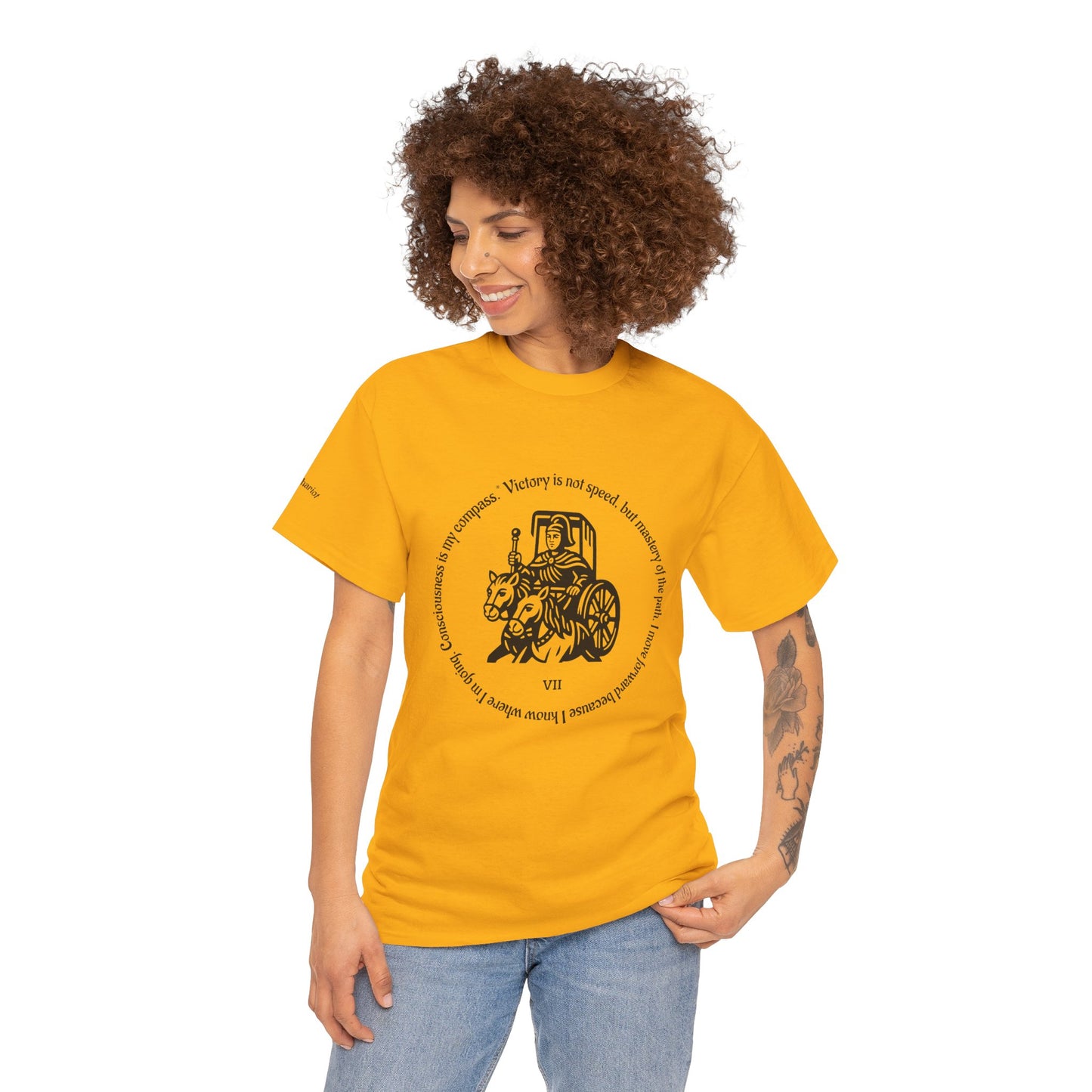 The Chariot - ArcanaPop T-Shirt – Where Tarot Magic Meets Pop Art