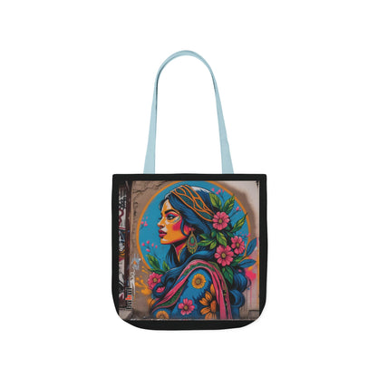 Artistic Surge - Eco-Friendly Canvas Tote Bag - FLOWERED WOMAN