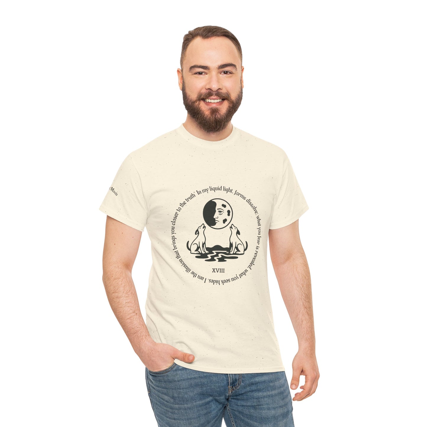 The Moon - ArcanaPop T-Shirt – Where Tarot Magic Meets Pop Art