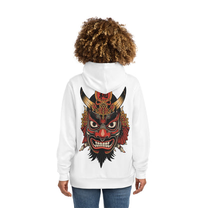 Bold Oni Mask Hoodie - Japanese Irezumi Tattoo Art Streetwear