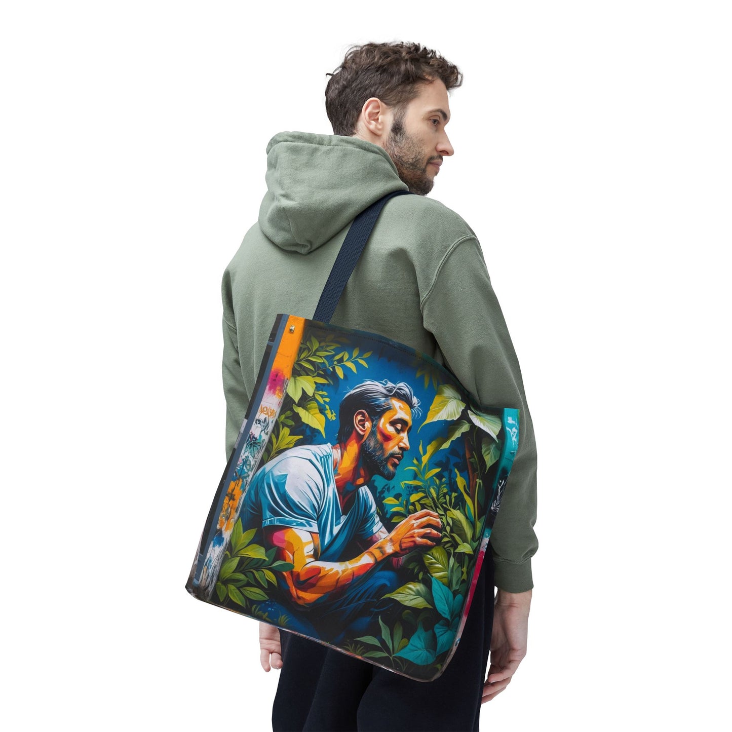 Artistic Surge - Eco-Friendly Canvas Tote Bag - LOVE FOR NATURE