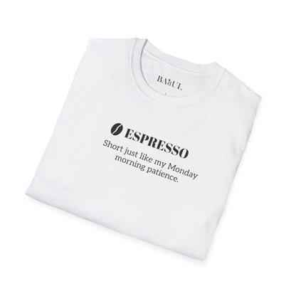 CoffeeTherapy T-Shirt – Irony Is the Best Cure (Right After Coffee)