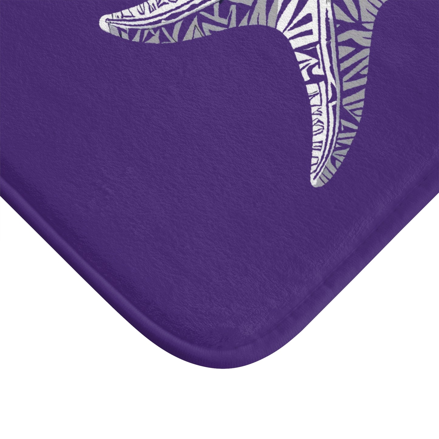 Tribal Bath Mat. Ocean Energy, Tribal Style