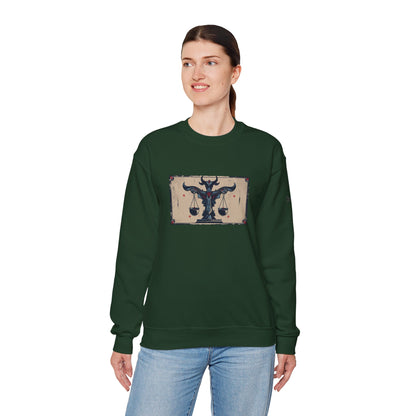 Libra - Gothic Zodiac Blue Sweatshirt
