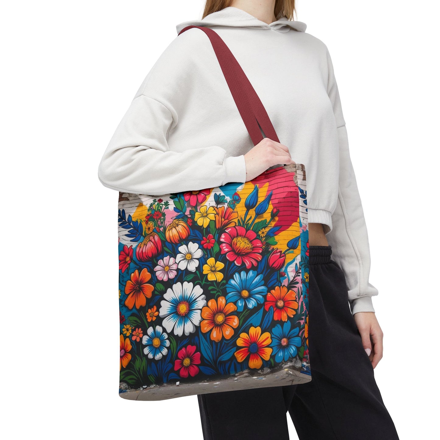Artistic Surge - Eco-Friendly Canvas Tote Bag - FLOWERS