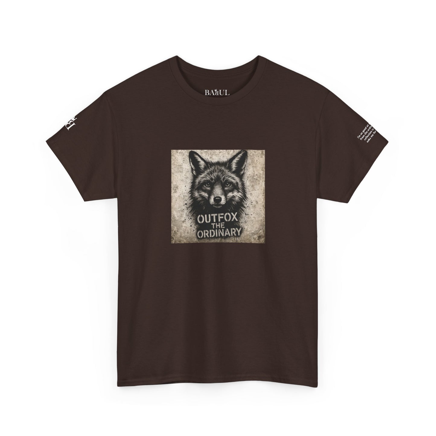 Rebel Graphic Tee - Unisex Heavy Cotton T-Shirt for the Wild at Heart. Rebel Tees, Born to Be Worn - Outfox The Ordinary