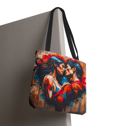 Artistic Surge - Eco-Friendly Canvas Tote Bag - LOVERS