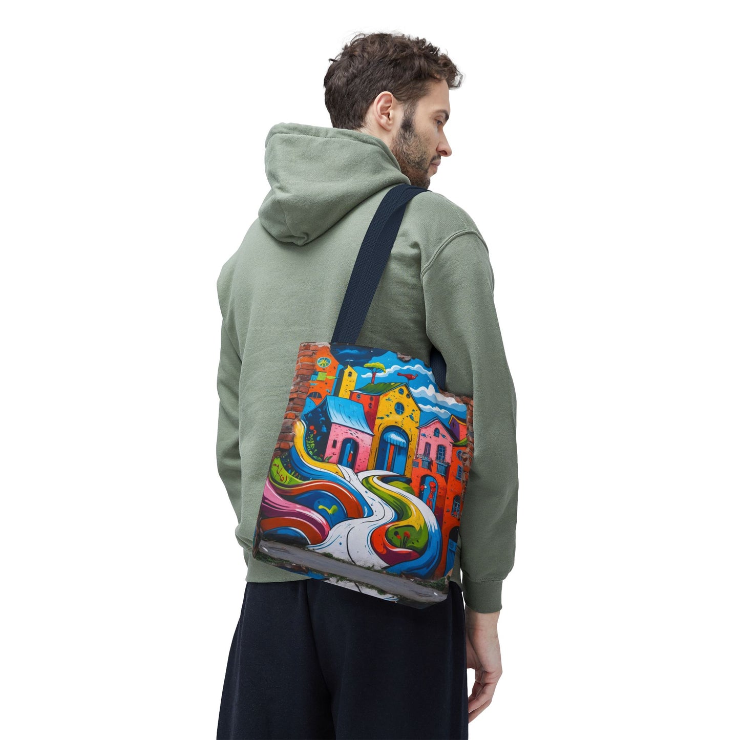 Artistic Surge - Eco-Friendly Canvas Tote Bag - HOUSES